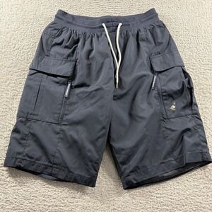 Jeff Staple Piegon Tech Cargo Shorts Mens Large Navy Blue Streetwear